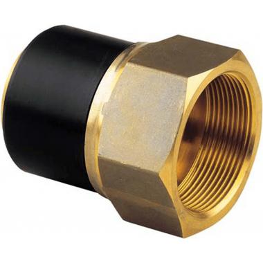 Переход ПЭ-латунь 75 х 2 1/2" ВР ПЭ100 SDR11